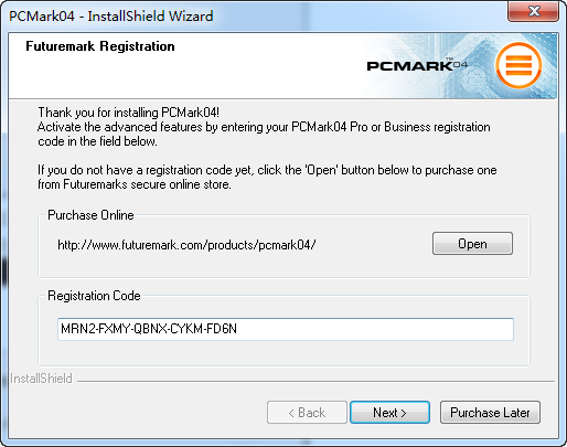 PCMark04破解版 PCMark04破解版